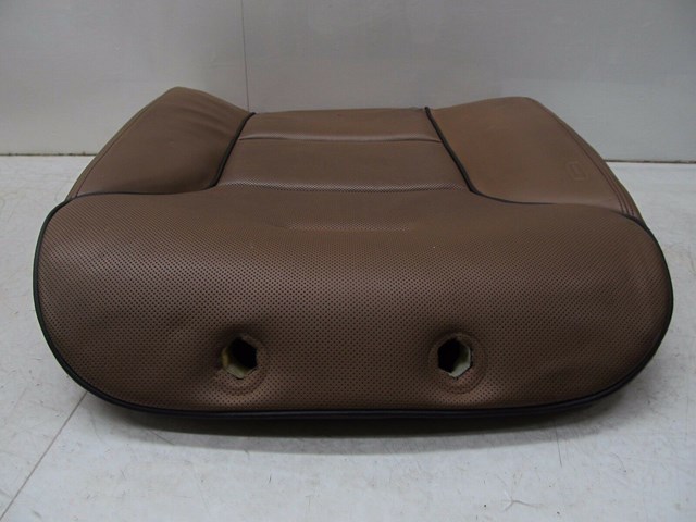 2004-2008 AUDI A8L W12 OEM RIGHT REAR PASSENGER UPPER SEAT CUSHION LEATHER BROWN