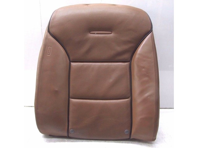 2004-2008 AUDI A8L W12 OEM RIGHT REAR PASSENGER UPPER SEAT CUSHION LEATHER BROWN