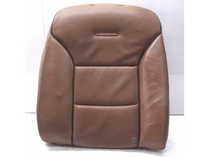 2004-2008 AUDI A8L W12 OEM RIGHT REAR PASSENGER UPPER SEAT CUSHION LEATHER BROWN