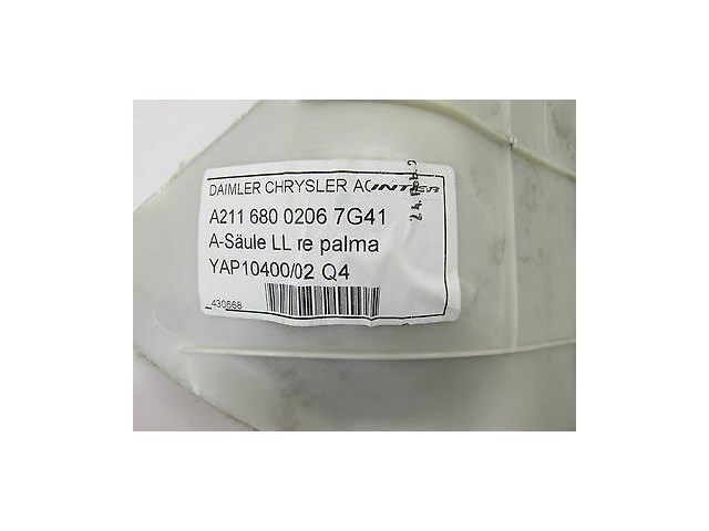 2003-2006 MERCEDES BENZ E500 W211 OEM RIGHT SIDE FRONT KICK PANEL W/ SPEAKER