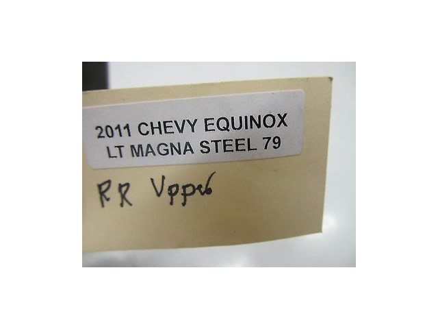 2010-2013 CHEVY EQUINOX LT OEM RIGHT REAR UPPER SEAT CUSHION JET BLACK CLOTH