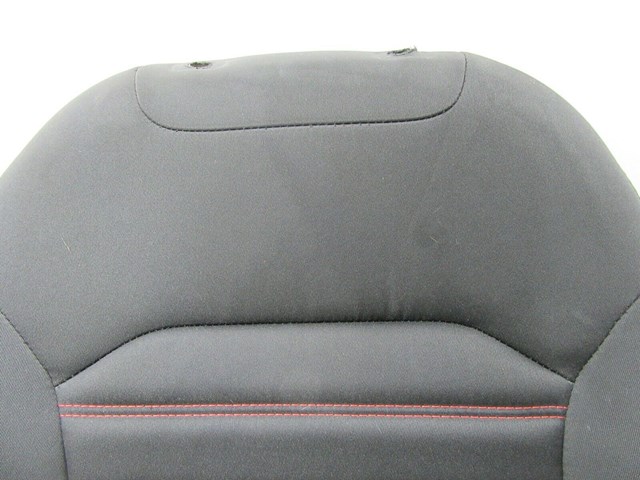 2013-2016 FORD FUSION OEM SE RIGHT FRONT PASSENGER SEAT UPPER CUSHION BLACK RED