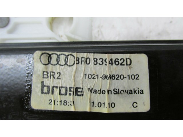 2009-2012 AUDI Q5 8R OEM RIGHT REAR PASSENGER SIDE DOOR WINDOW REGULATOR  