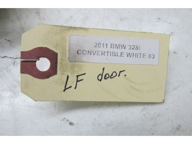  2009-2013 BMW 328i E93 LCI OEM LEFT DRIVER DOOR WINDOW REGULATOR WITH MOTOR 