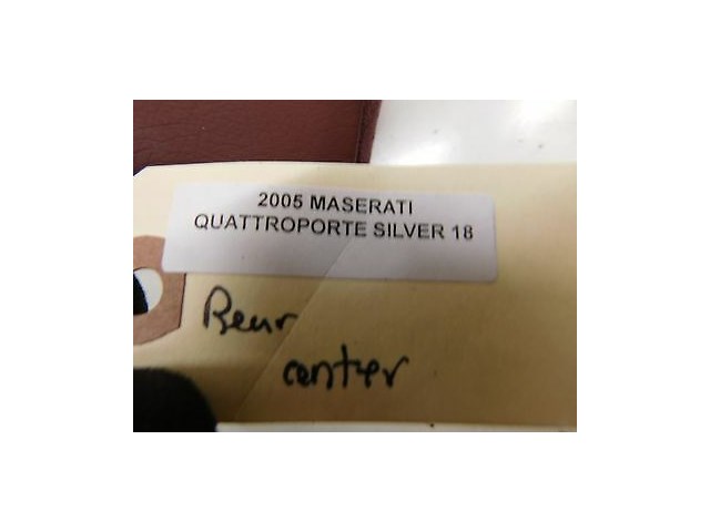 2004-2008 MASERATI QUATTROPORTE M139 OEM REAR CENTER LOWER SEAT CUSHION