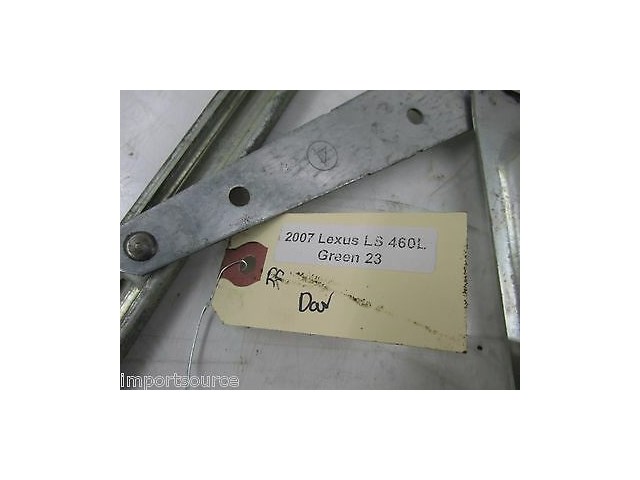2007-2009 LEXUS LS460L XF40 OEM RIGHT FRONT PASSENGER SIDE DOOR WINDOW REGULATOR