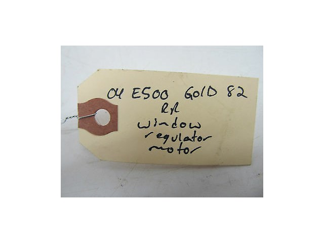 2003-2006 MERCEDES BENZ E500 W211 OEM RIGHT REAR BACK WINDOW REGULATOR MOTOR