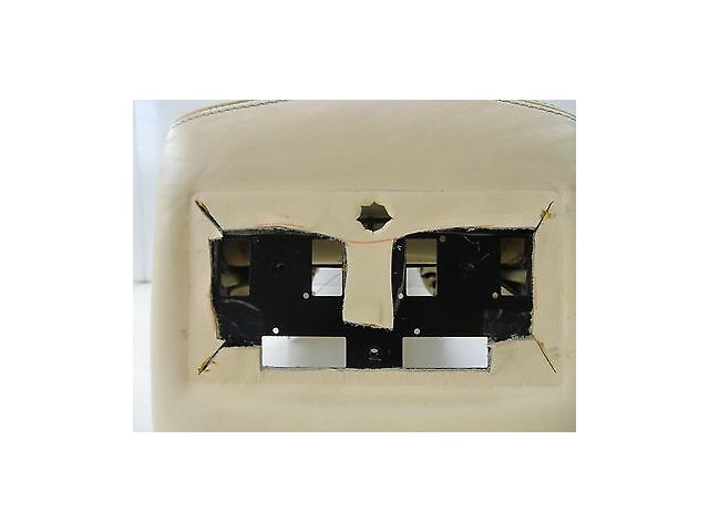 1998-2004 BENTLEY ARNAGE OEM LOWER REAR CENTER SEAT CUSHION BARLEY LEATHER