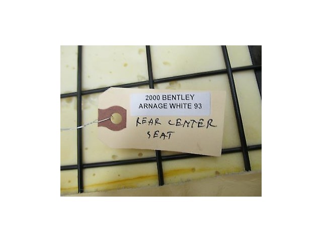 1998-2004 BENTLEY ARNAGE OEM LOWER REAR CENTER SEAT CUSHION BARLEY LEATHER