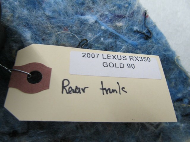  2004-2009 LEXUS RX350 RX330 OEM REAR TRUNK CARPET COVER PANEL 