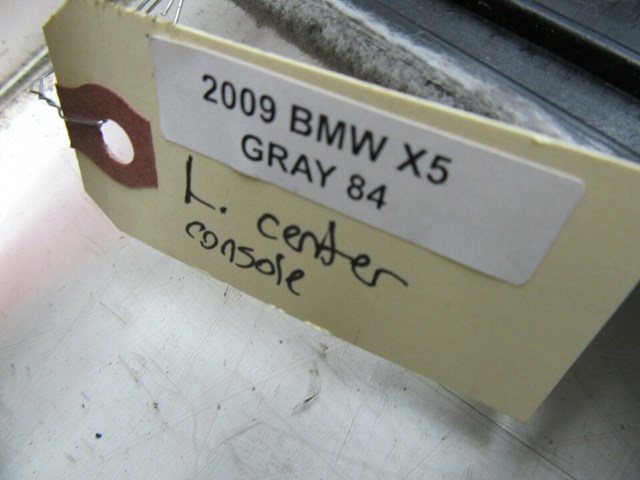 2007-2010 BMW X5 E70 OEM LEFT OF CENTER CONSOLE CARPET TRIM COVER GRAY