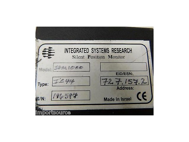 2002-2006 CADILLAC ESCALADE INTEGRATED SYSTEMS RESEARCH SILENT POSITION MONITER