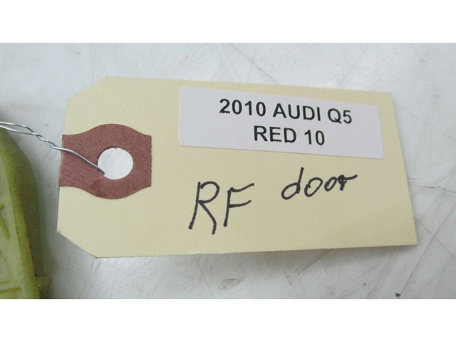 2009-2012 AUDI Q5 8R OEM RIGHT FRONT PASSENGER DOOR WINDOW REGULATOR  