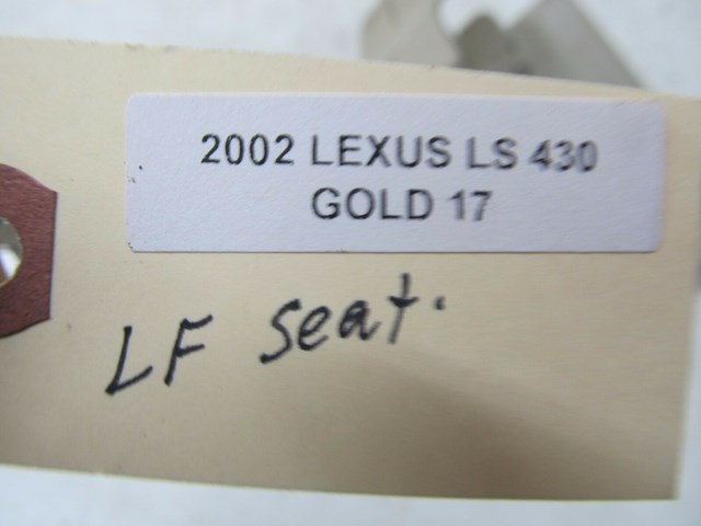 2001-2006 LEXUS LS430 OEM LEFT FRONT DRIVER SEAT TRIM COVER BEIGE 71862-50010