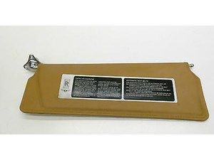 1989 BENTLEY TURBO R OEM LEFT SIDE DRIVERS SUN VISOR SUNVISOR LEATHER TAN COLOR