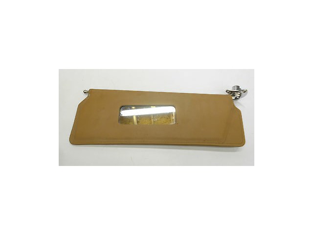 1989 BENTLEY TURBO R OEM RIGHT SIDE PASSENGER SUN VISOR LEATHER TAN COLOR