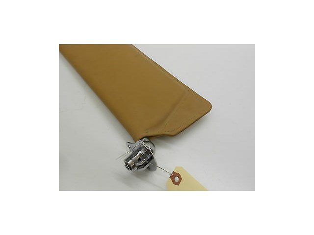 1989 BENTLEY TURBO R OEM RIGHT SIDE PASSENGER SUN VISOR LEATHER TAN COLOR