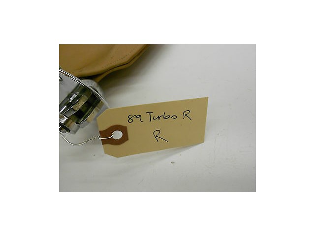 1989 BENTLEY TURBO R OEM RIGHT SIDE PASSENGER SUN VISOR LEATHER TAN COLOR