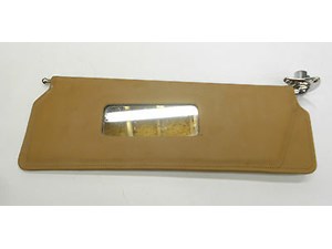 1989 BENTLEY TURBO R OEM RIGHT SIDE PASSENGER SUN VISOR LEATHER TAN COLOR