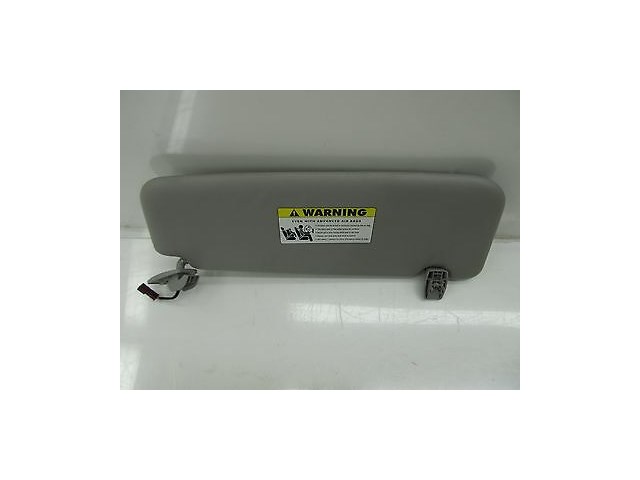 2008-2010 BMW 535xi 528 E60 OEM LEFT SIDE FRONT SUN VISOR SHADE GRAY W/ MIRROR