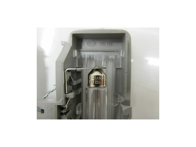 2008-2010 BMW 535xi 528 E60 OEM INTERIOR MIRROR SUN VISOR LIGHT LAMP SET PAIR