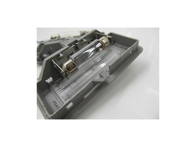 2008-2010 BMW 535xi 528 E60 OEM INTERIOR MIRROR SUN VISOR LIGHT LAMP SET PAIR