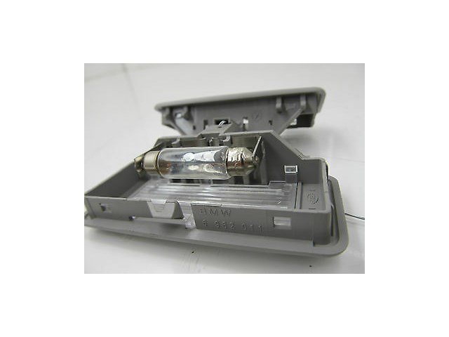 2008-2010 BMW 535xi 528 E60 OEM INTERIOR MIRROR SUN VISOR LIGHT LAMP SET PAIR