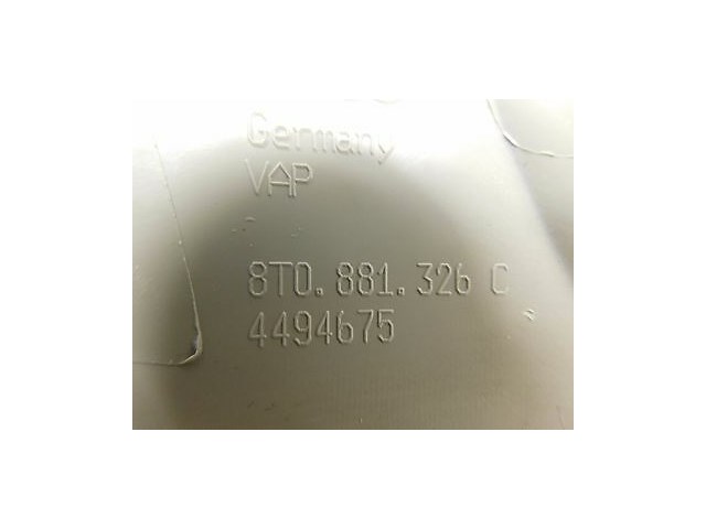 2008-2012 AUDI A4 AVANT WAGON B8 OEM RIGHT FRONT PASSENGER POWER SEAT TRIM COVER