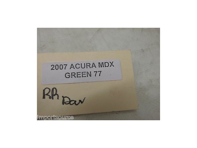 2007-2009 ACURA MDX OEM RIGHT REAR PASSENGERS SIDE DOOR WINDOW REGULATOR 