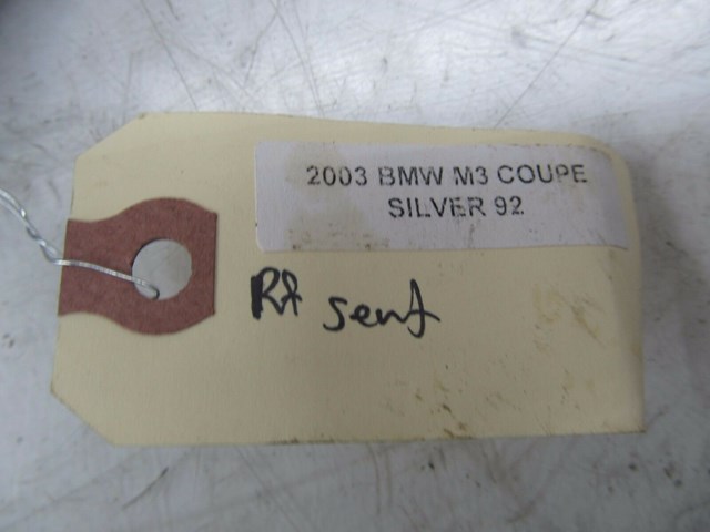 2002-2006 BMW M3 E46 COUPE OEM RIGHT FRONT LOWER SEAT TRIM COVER 8099258