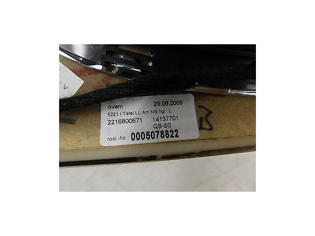 2007-2009 MERCEDES S550 W221 OEM BURRED WALNUT VENEER CENTER DASH WOOD TRIM 