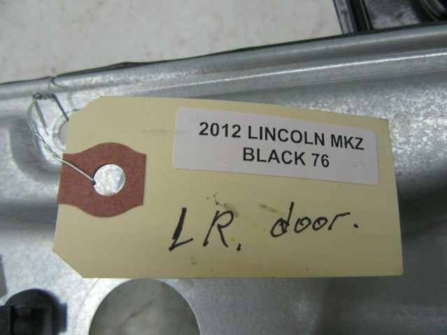 2010-2012 LINCOLN MKZ OEM LEFT REAR DRIVER SIDE DOOR WINDOW REGULATOR 