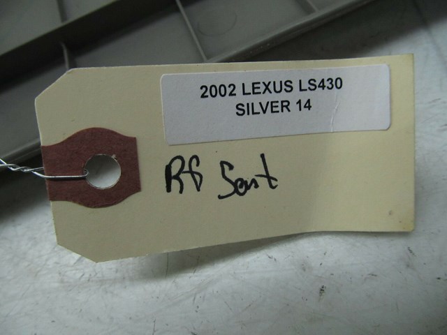 O2001-2006 LEXUS LS430 OEM RIGHT FRONT SEAT TRIM COVER GRAY 71867-50030