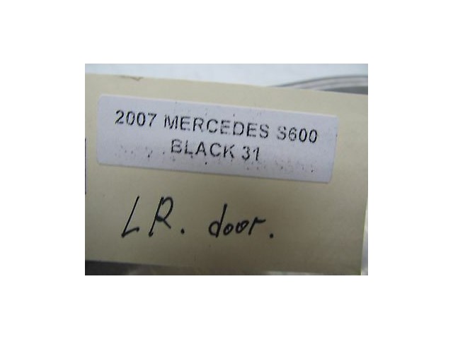 2007-2009 MERCEDES S600 W221 OEM LEFT REAR DOOR WINDOW REGULATOR W/ FRAME