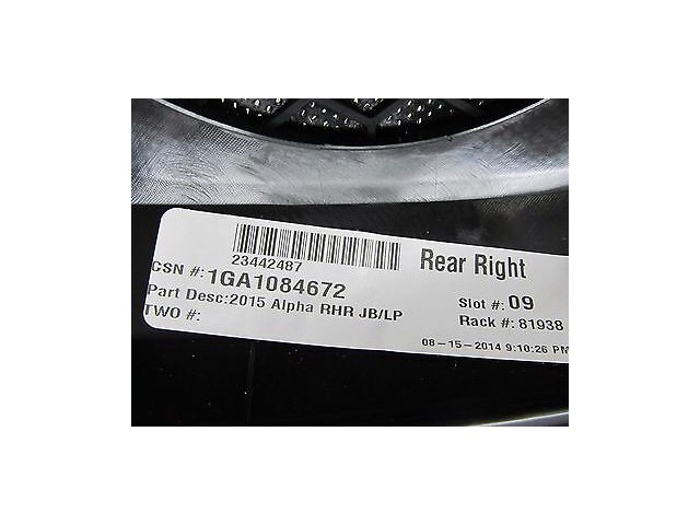 2013-2016 CADILLAC ATS OEM RIGHT REAR PASSENGER INTERIOR DOOR PANEL TRIM