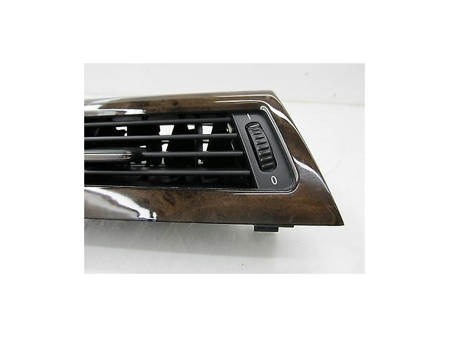 2006-2007 BMW 530XI WAGON E61 OEM LEFT FRONT DASHBOARD AIR VENT WOOD GRAIN TRIM