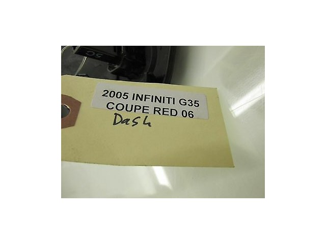 2005-2007 INFINITI G35 COUPE FRONT DASH WINDSHIELD AIR VENTS W/ SENSORS BLACK