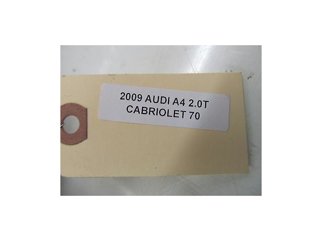 2009 AUDI A4 CABRIOLET 2.0T OEM POWER BRAKE MASTER CYLINDER ASSEMBLY