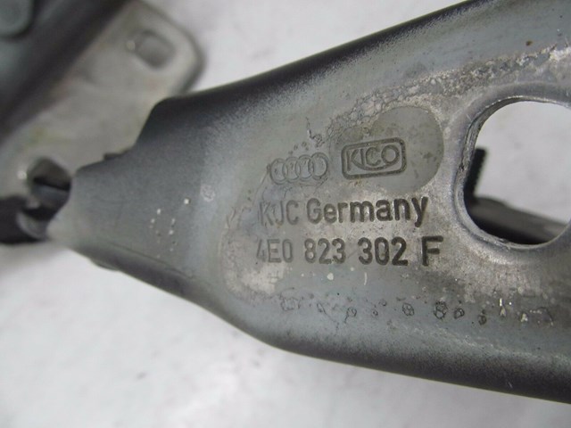 2004-2008 AUDI A8L W12 OEM FRONT HOOD HINGE HINGES PAIR (2)