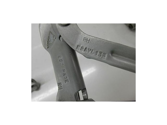 2004-2007 JAGUAR XJR X350 OEM FRONT HOOD HINGE SUPPORT BRACKETS SET OF TWO [2]