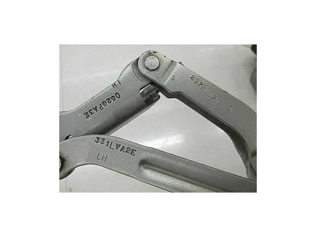 2004-2007 JAGUAR XJR X350 OEM FRONT HOOD HINGE SUPPORT BRACKETS SET OF TWO [2]