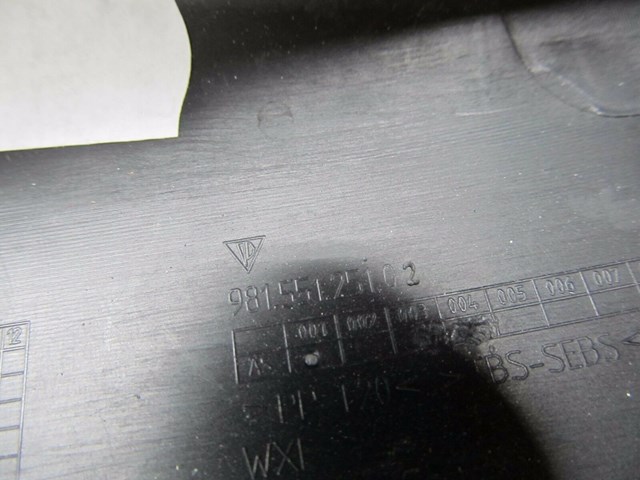 2013-2015 PORSCHE BOXSTER 981 OEM REAR HOOD LATCH COVER TRIM PANEL 98155125102