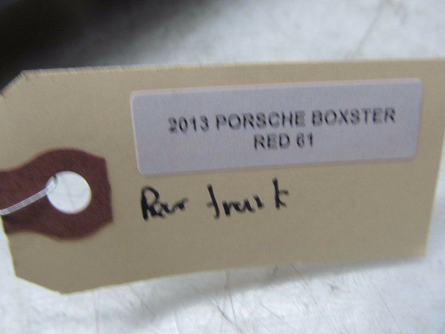 2013-2015 PORSCHE BOXSTER 981 OEM REAR HOOD LATCH COVER TRIM PANEL 98155125102