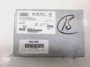 2009 AUDI A4 CABRIOLET 2.0T OEM LEFT REAR SIRIUS SATELLITE RADIO CONTROL MODULE