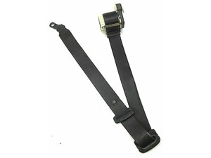 2003-2005 RANGE ROVER HSE L322 OEM LEFT FRONT DRIVER SEAT BELT ASSEMBLY BLACK