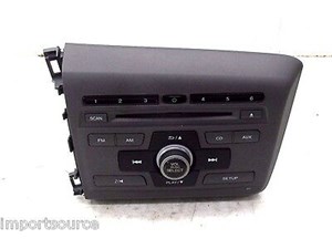 2012-2014 HONDA CIVIC COUPE OEM RADIO AM/FM CD PLAYER RECEIVER