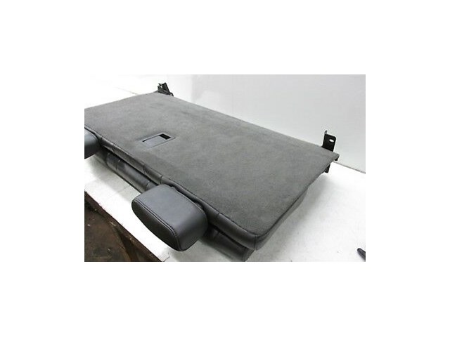 2004-2007 INFINITI QX56 OEM THIRD 3RD ROW BENCH SEAT ASSEMBLY BLACK W/ HEADRESTS