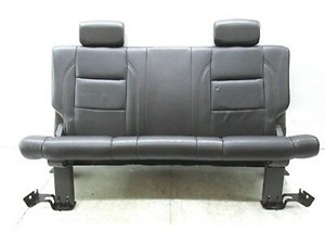 2004-2007 INFINITI QX56 OEM THIRD 3RD ROW BENCH SEAT ASSEMBLY BLACK W/ HEADRESTS