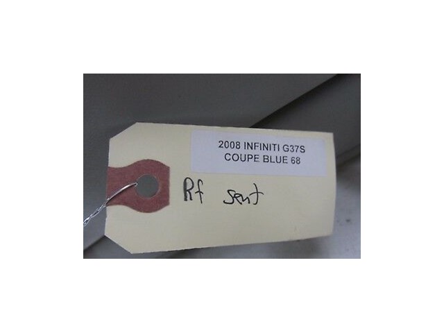 2008-2013 INFINITI G37S COUPE OEM RIGHT FRONT UPPER HEADREST CUSHION 