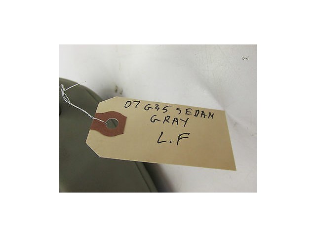 2007-2008 INFINITI G35 SEDAN OEM LEFT SIDE FRONT SEAT HEADREST GRAY LEATHER